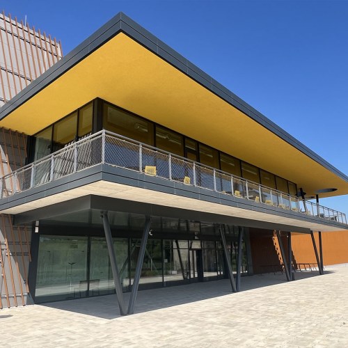 Výplne zábradlí lankovou sieťou - Šport aréna Malacky