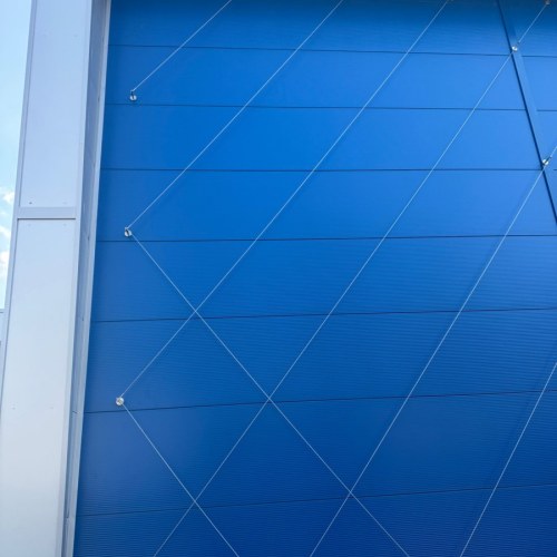 Treláž pre zelené fasády z lankových sietí - firma Argento