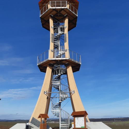 Výplne zábradlí lankovou sieťou - Rozhľadňa Dolná Nitra