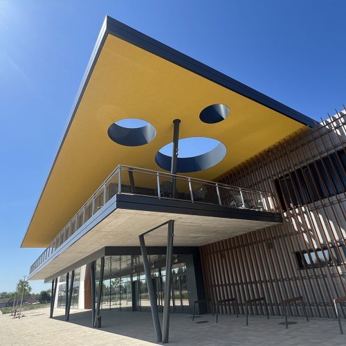 Výplne zábradlí lankovou sieťou - Šport aréna Malacky